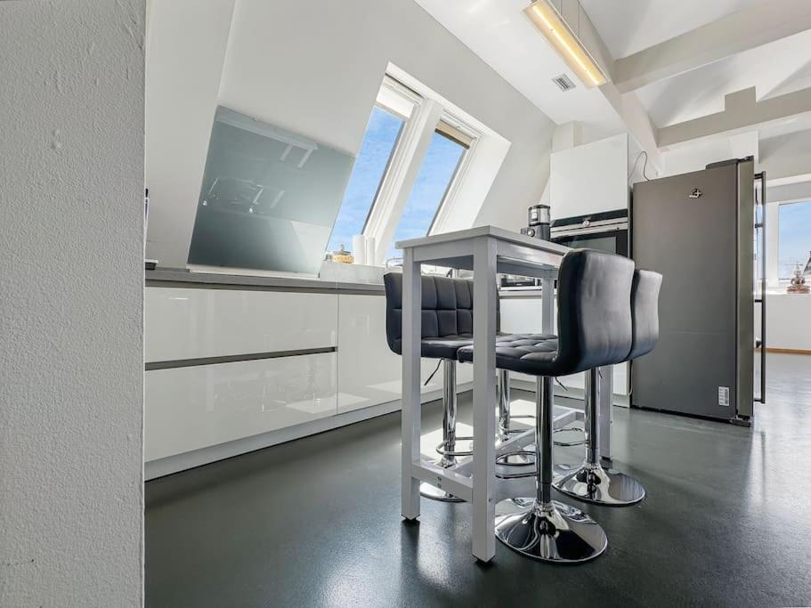 6 Zimmer Maisonette-Penthouse Pool Dachterrasse Luxus Múnich Exterior foto